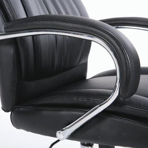 Кресло офисное BRABIX PREMIUM «Advance EX-575», хром, экокожа, черное