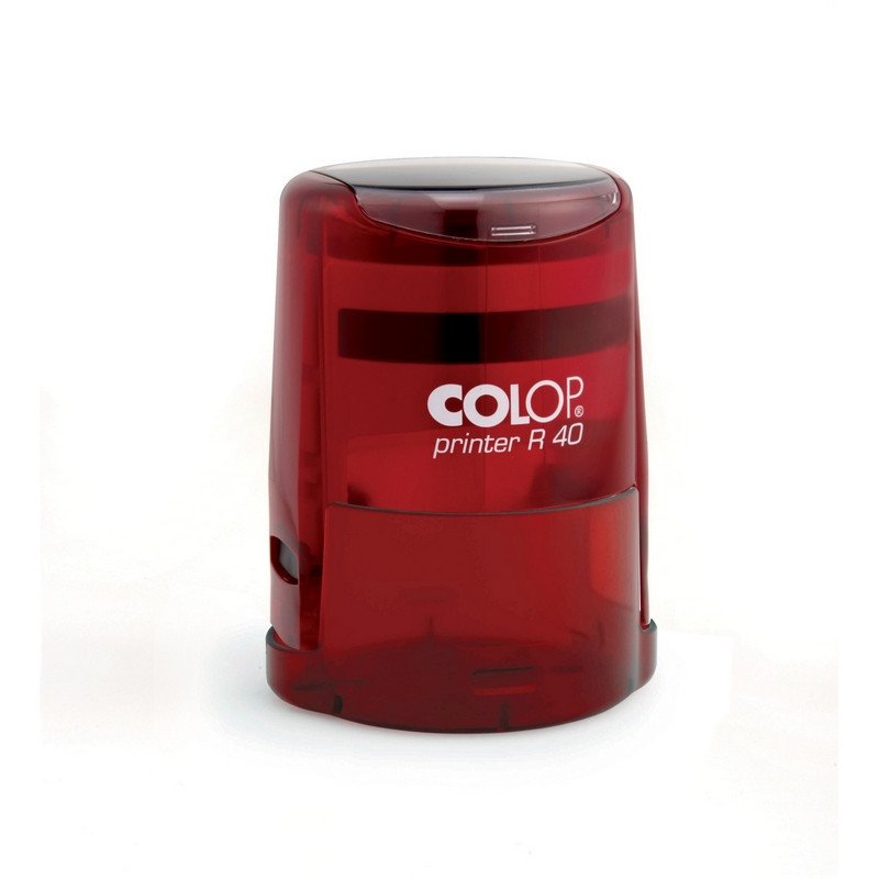 Оснастка для печати круглая Colop Printer Ruby R40 40 мм с крышкой красная