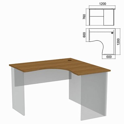 Стол компактный ЧАСТЬ 1 «Арго»1200×1200х760 ммправыйорехА-203.60
