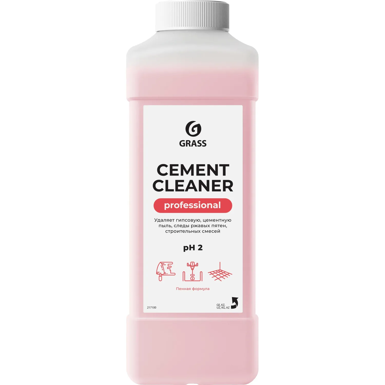 превью Средство для очистки после ремонта Grass Cement Cleaner 1 л (концентрат)