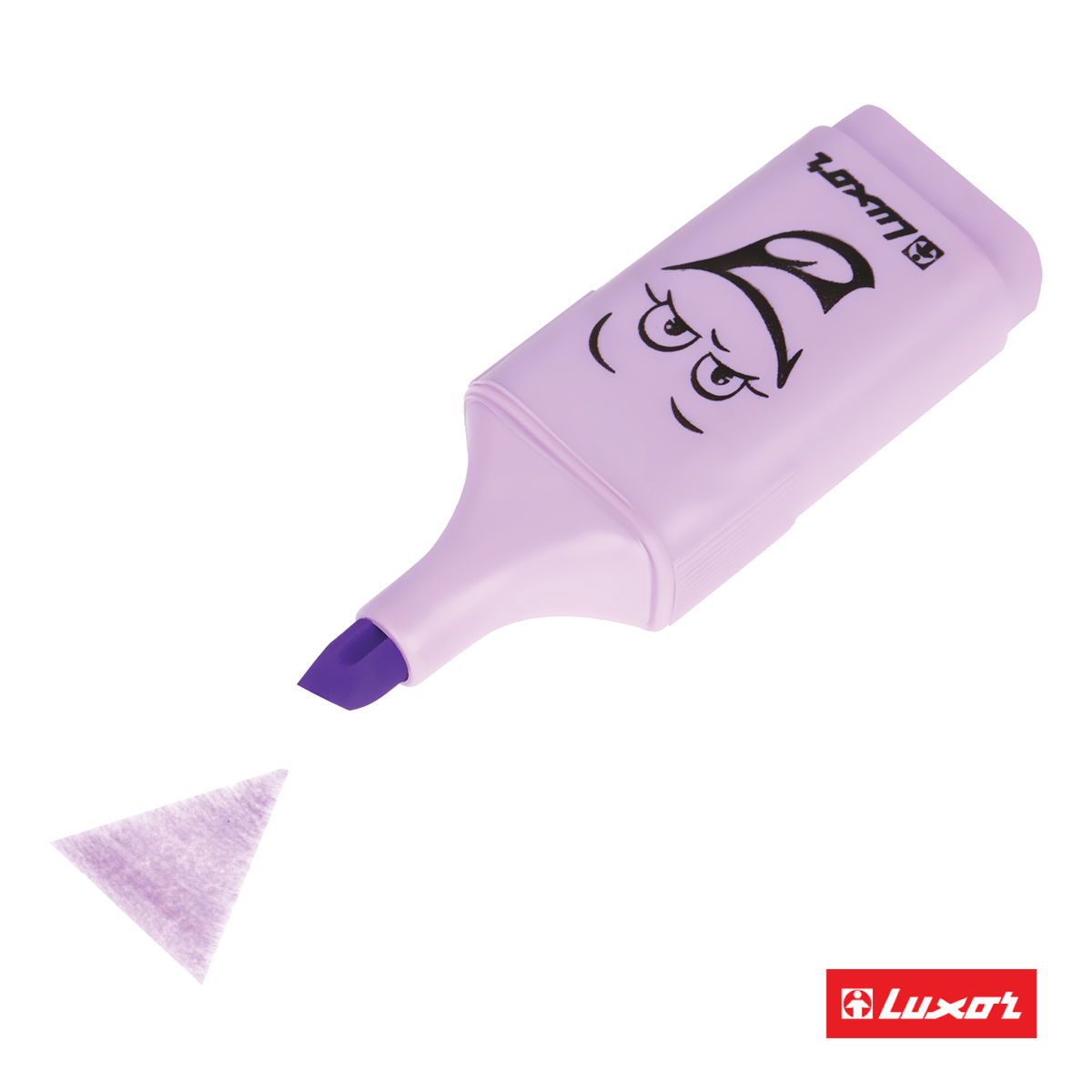 Текстовыделители Luxor «Eyeliter Pastel» пастельный фиолетовый, 1-4.5мм