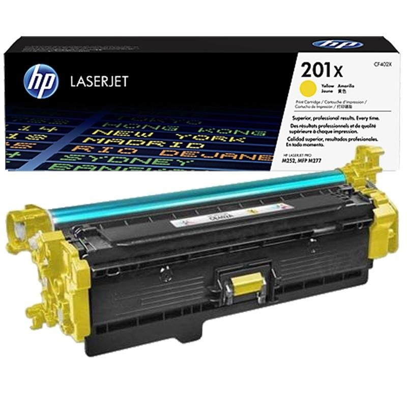 Картридж лазерный HP 201X CF402X жел. для CLJ Pro M252/M277