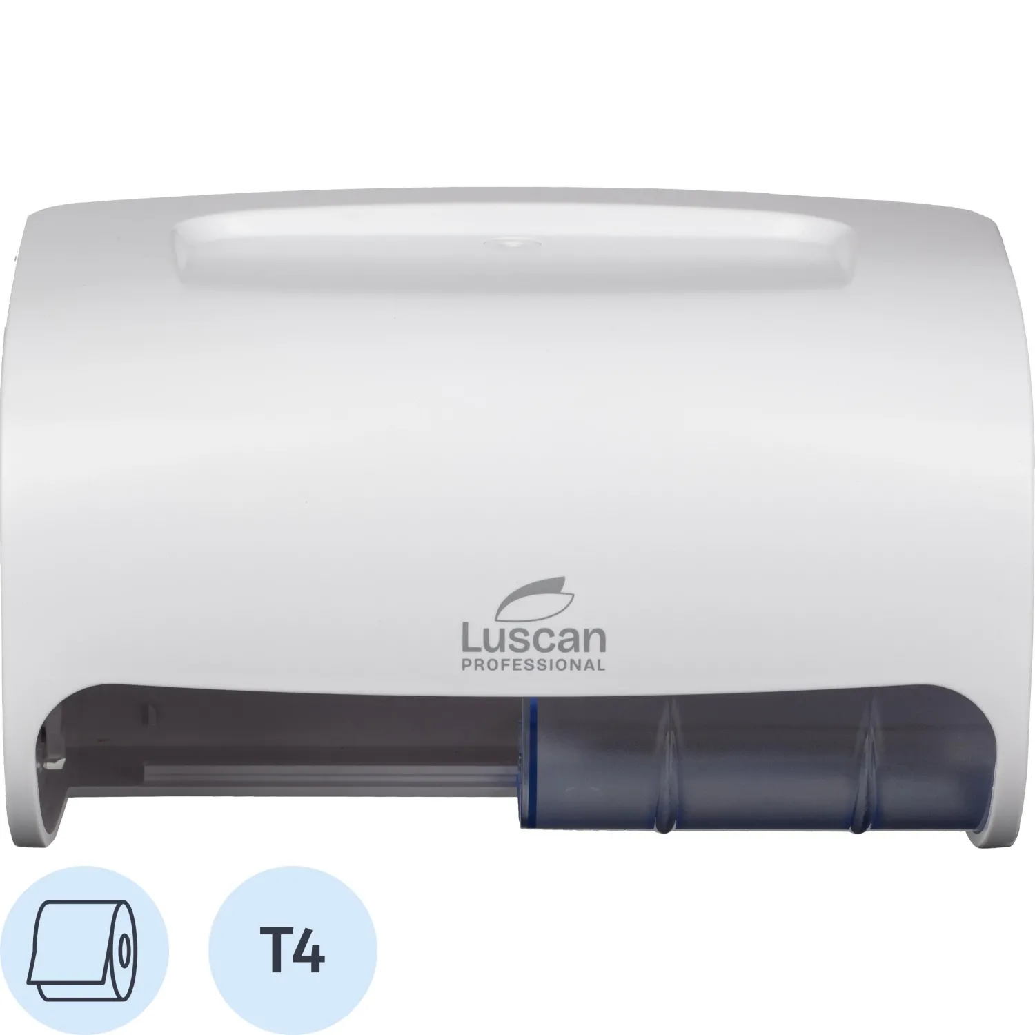 Диспенсер для туалетной бумаги рулонной Luscan Professional Etalon Doublemini T4 белый