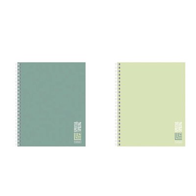 Тетрадь А5, 80 л., HATBER, гребень, линия, Soft-touch ламинация, «Special Spring» (микс в спайке), 090171
