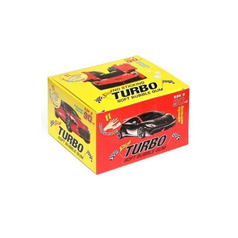 превью Жевательная резинка Turbo 91 г (20 штук в упаковке)