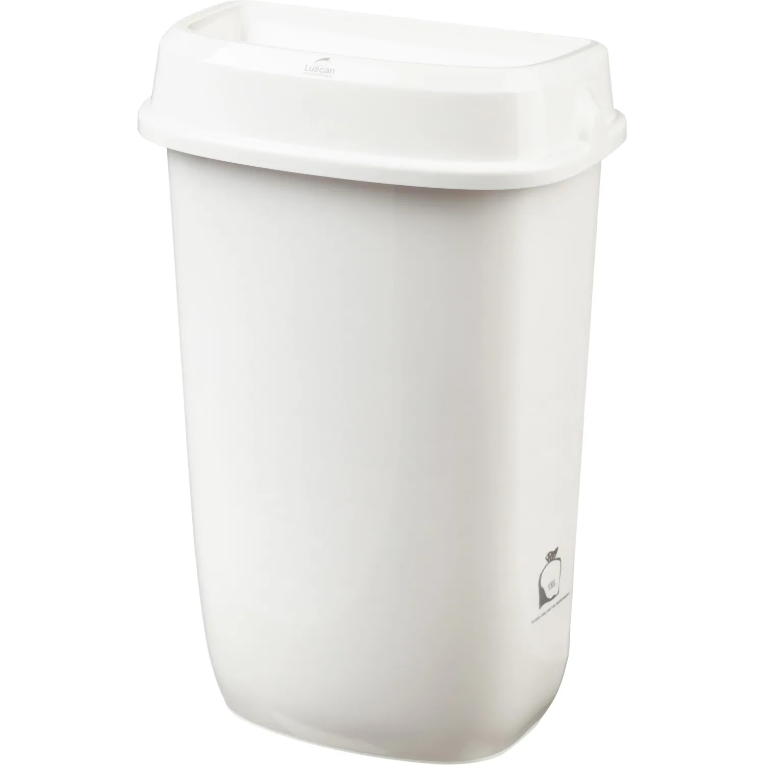 Контейнер для мусора подвесной Luscan Professional 12 л пластик белый (51.8x32.8x19.5 см)