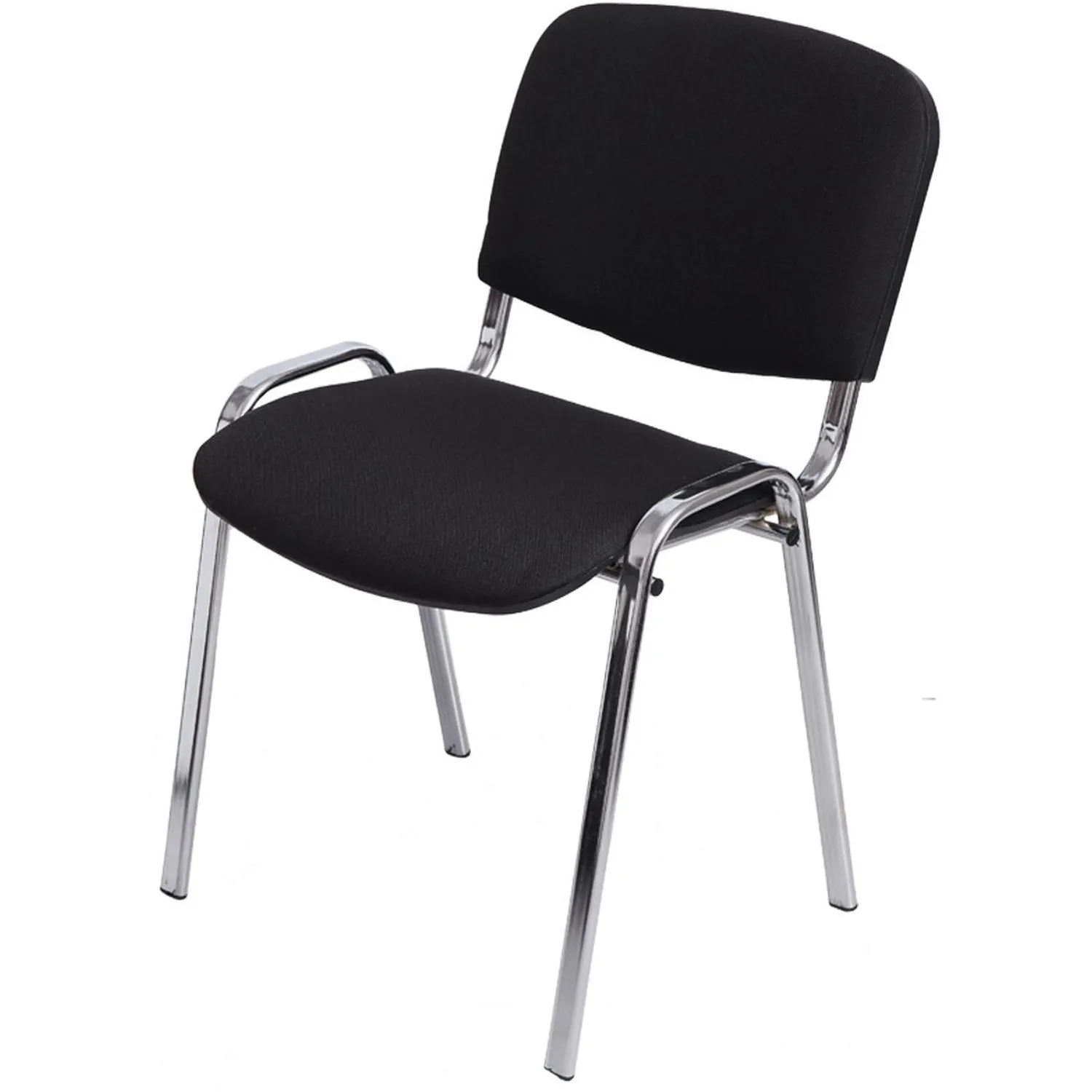 Стул офисный Easy Chair Изо чёрный (ткань, металл) (1397331)
