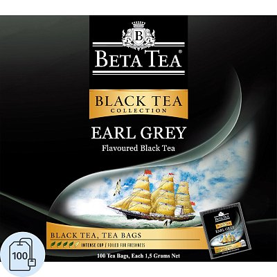 Чай Beta Tea Бергамот черный 1.5гx100пак