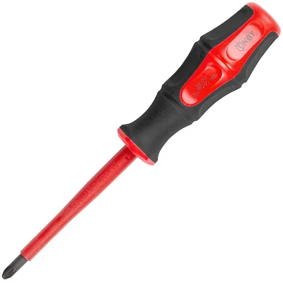 Отвертка диэлектрическая PZ/FL2×100 серия профи (квт) 79779
