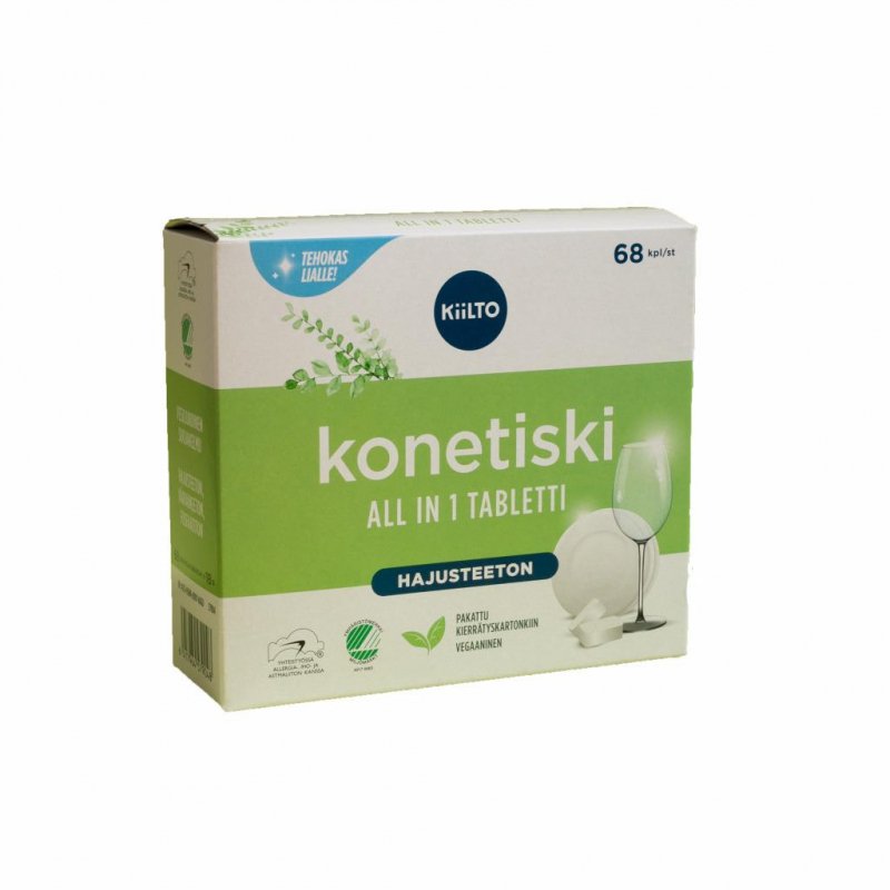 превью Таблетки для посудомоечных машин Kiilto All in 1 (68 штук в упаковке)