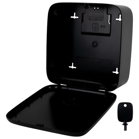 Диспенсер для полотенец LAIMA PROFESSIONAL PREMIUM BLACK (Система H3), V-сложения, черный, ABS-пластик