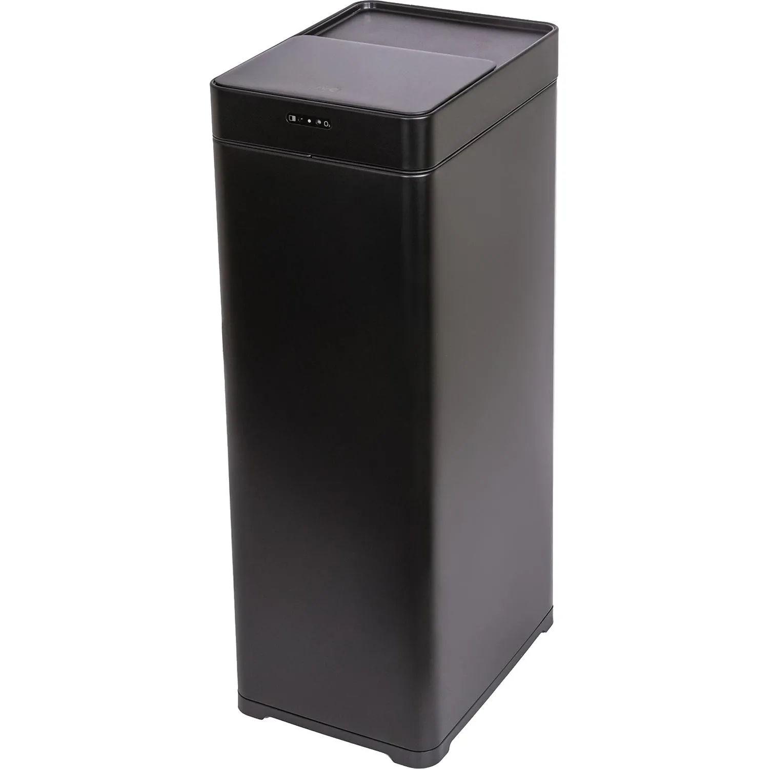 Ведро мусорное сенсорное JVC JB0501B 50 л нержавеющая сталь с крышкой чёрное (73x25x34 см)