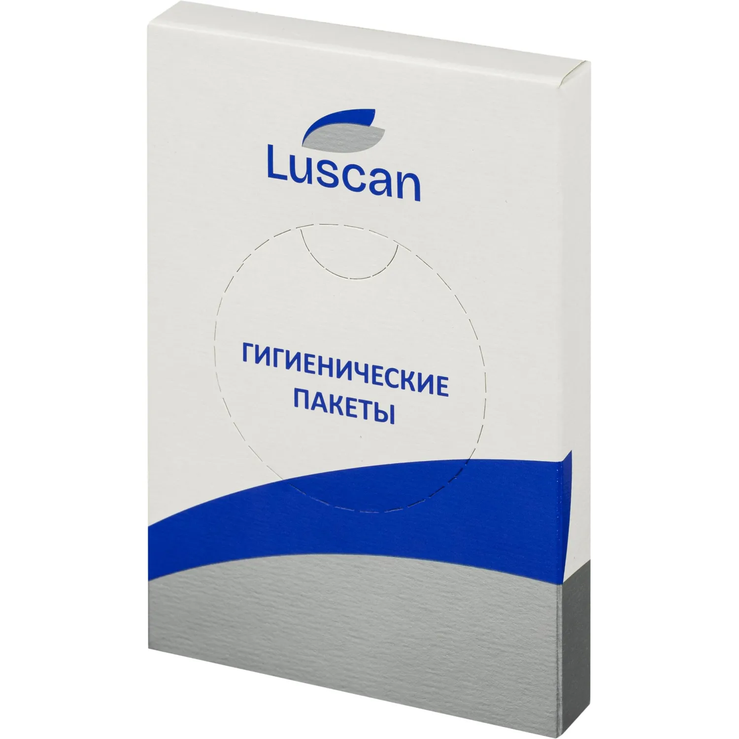 превью Пакеты гигиенические в боксе Luscan 255х150 мм картон (30 штук в упаковке)