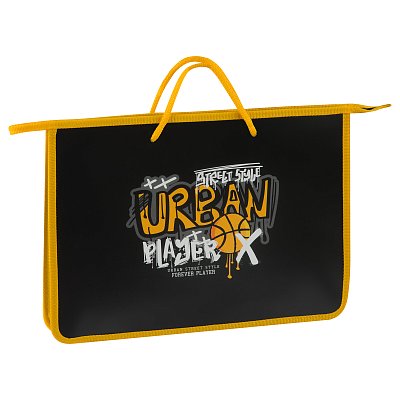Папка с ручками А4 ArtSpace «Basketball», пластик, на молнии, 45мм