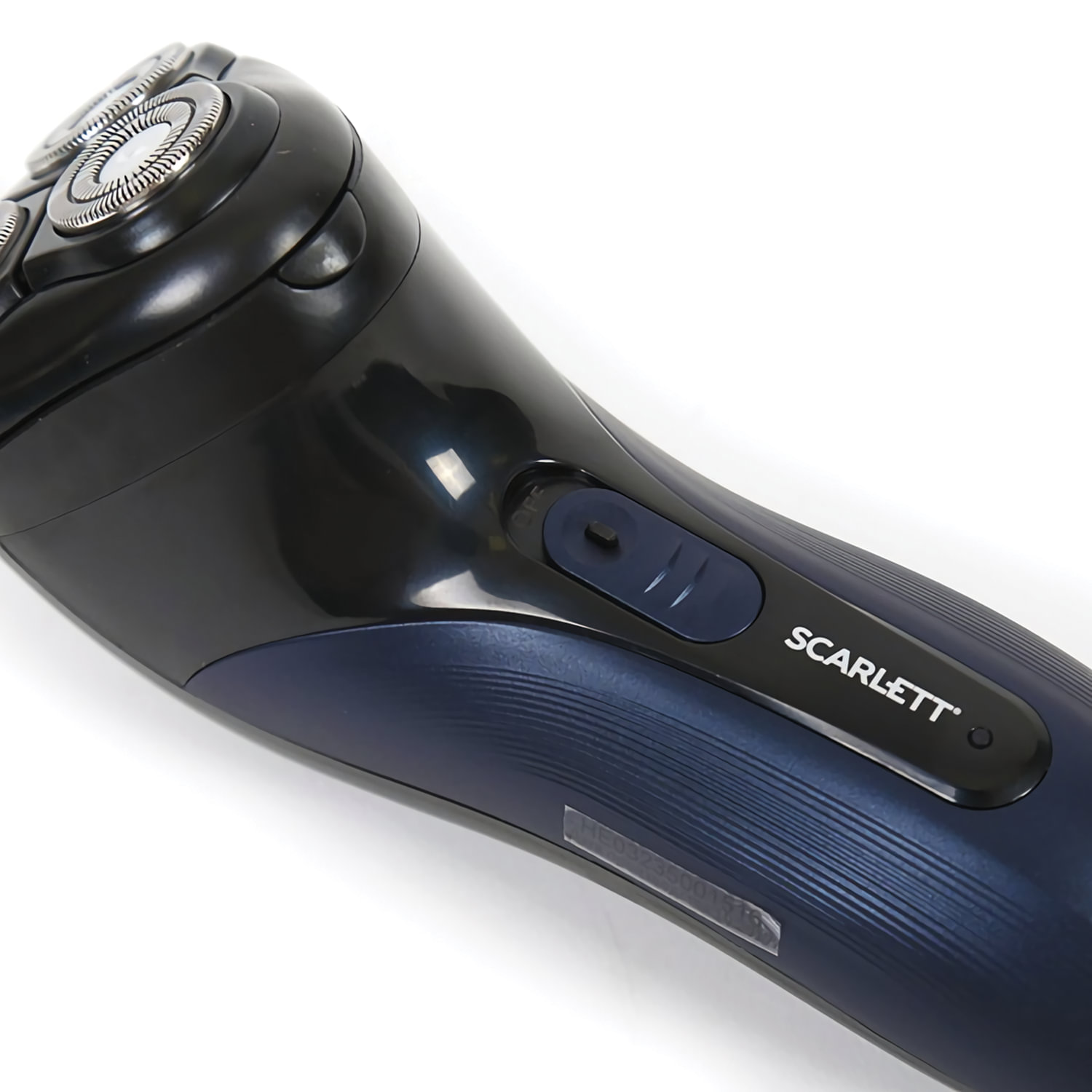 Электробритва SCARLETT SC-SH65R55, 3 головки, аккумулятор, самозатачивающиеся лезвия, триммер, черная