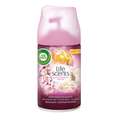 превью Картридж аэрозольный 250 мл, AIRWICK LifeScents "Королевский десерт"