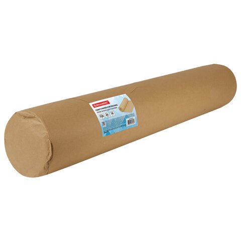 Крафт-бумага в рулоне720 мм x 40 мплотность 78 г/м2Марка А (Коммунар)BRAUBERG440186