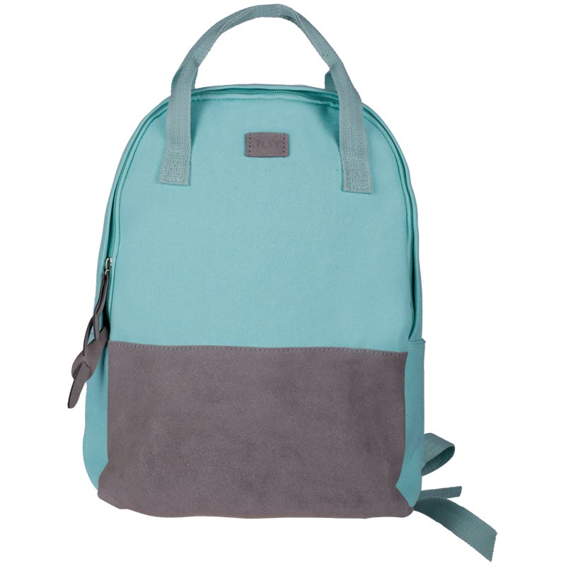 Рюкзак ArtSpace Casual «Soft mint»38×30×13см, 1 отделение, 2 кармана, иск. замша/канва