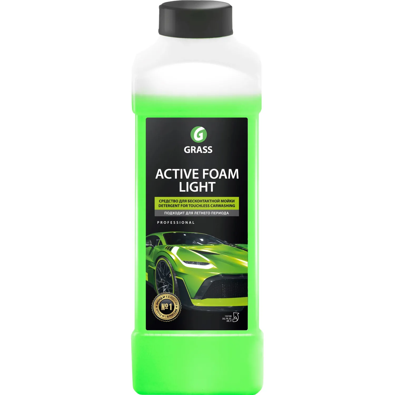 Автошампунь для бесконтактной мойки Grass Active Foam Light 1 л (концентрат)