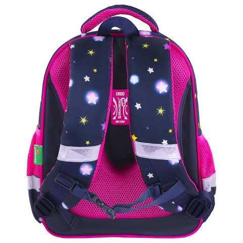 Ранец BRAUBERG KIDS STANDARD, 2 отделения, «Moon girl», 36×28х14 см