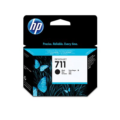 Картридж струйный HP 711 CZ133A чер. пов. емк. для DgnJ T120/520