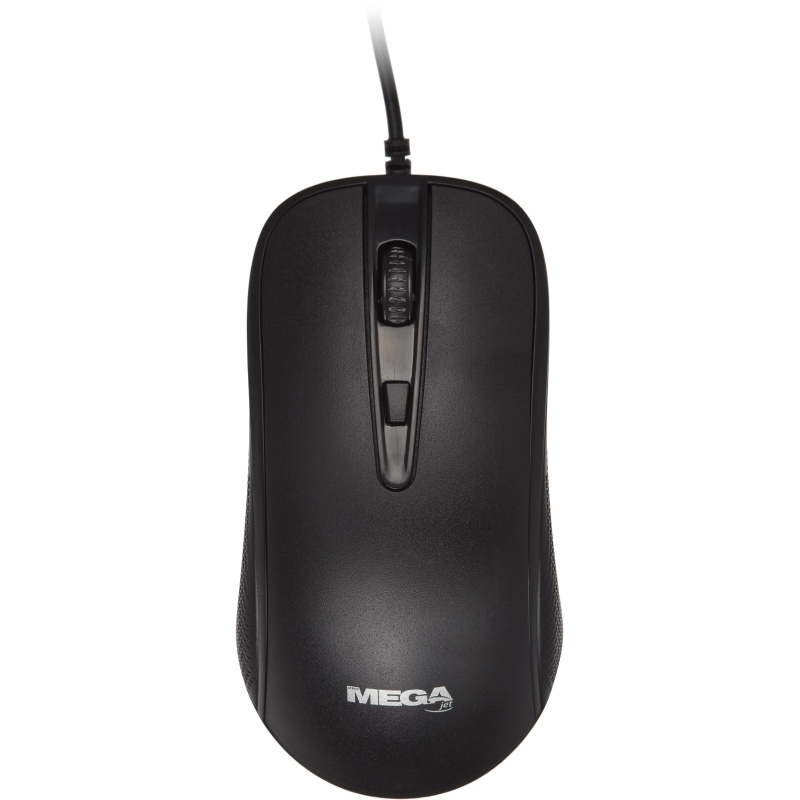 Мышь компьютерная ProMega E-M002A черная, USB 800-2400DPi, 121.5×64x39мм
