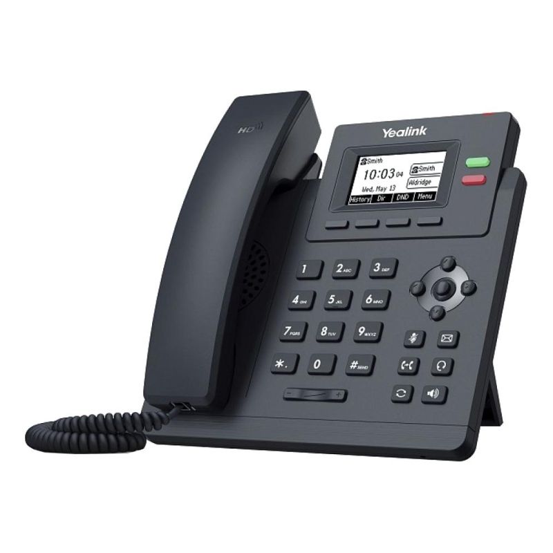 IP-телефон Yealink SIP-T31P, 2 аккаунта, PoE, без БП