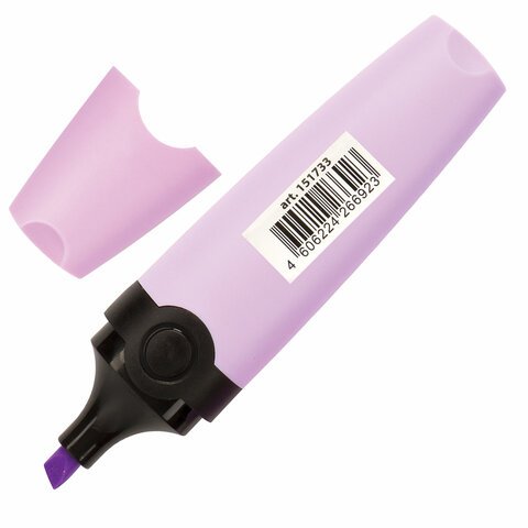 Текстовыделитель BRAUBERG «DELTA PASTEL», ЛАВАНДОВЫЙ, линия 1-5 мм