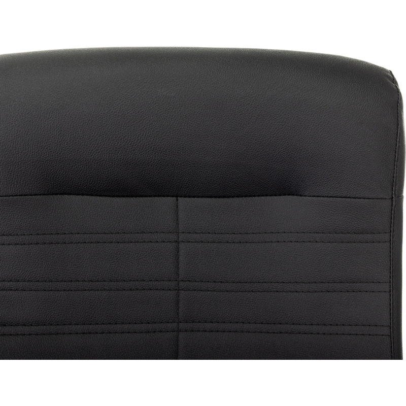Кресло VB_EChair 659LT PU черный эко. кожа крестов. пластик