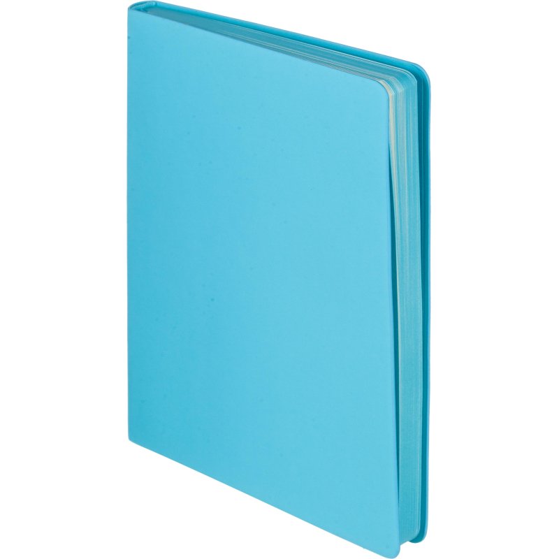 Ежедневник недатированный голубой, А5, 140×200мм, 136л, ATTACHE Soft touch