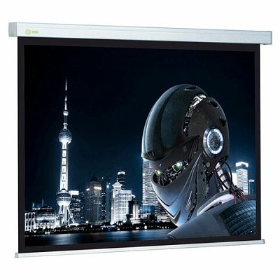 Экран Cactus Wallscreen CS-PSW-127X127, 127×127 см, 1:1, настенно-потолочный, белый