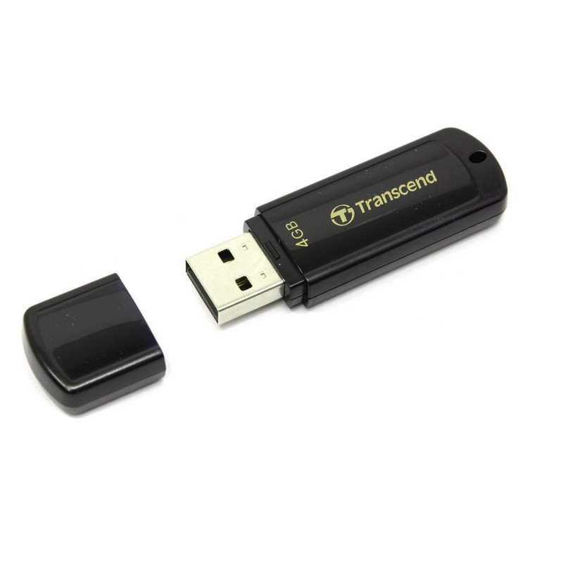 Флеш-память Transcend JetFlash 350 4 Gb USB 2.0 черная