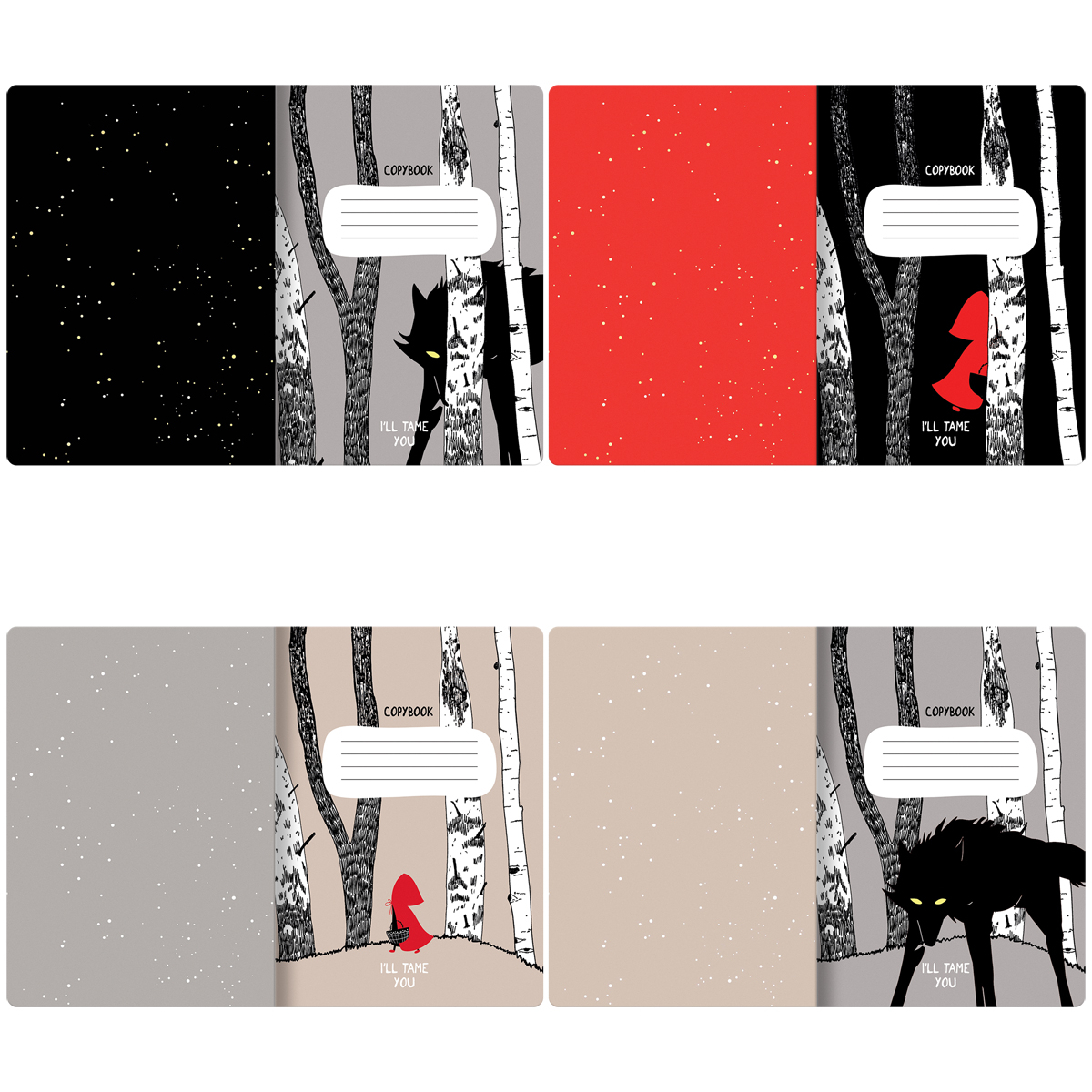 Тетрадь 40л., А5, клетка MESHU «Шапка», матовая ламинация, тиснение фольгой, ЕВРО