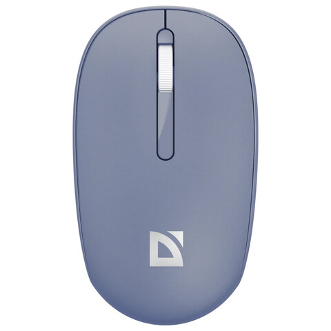 Мышь беспроводная DEFENDER Smart MM-396, 1600 dpi, 2 кнопки + 1 колесо-кнопка, оптическая, синяя