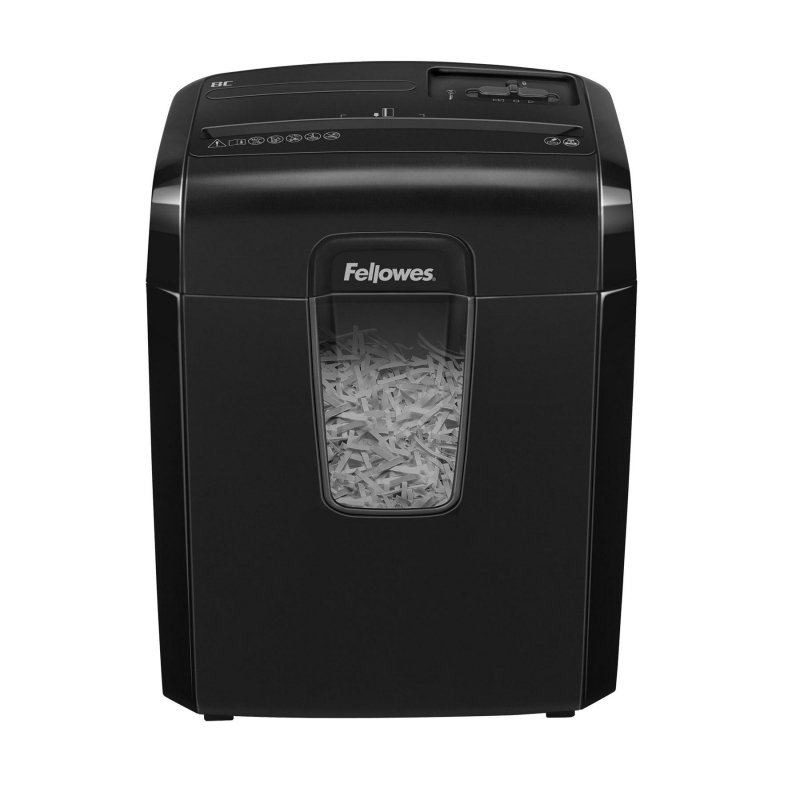 Уничтожитель документов Fellowes Powershred 8C, 4-й уровень секретности объем корзины 14 л