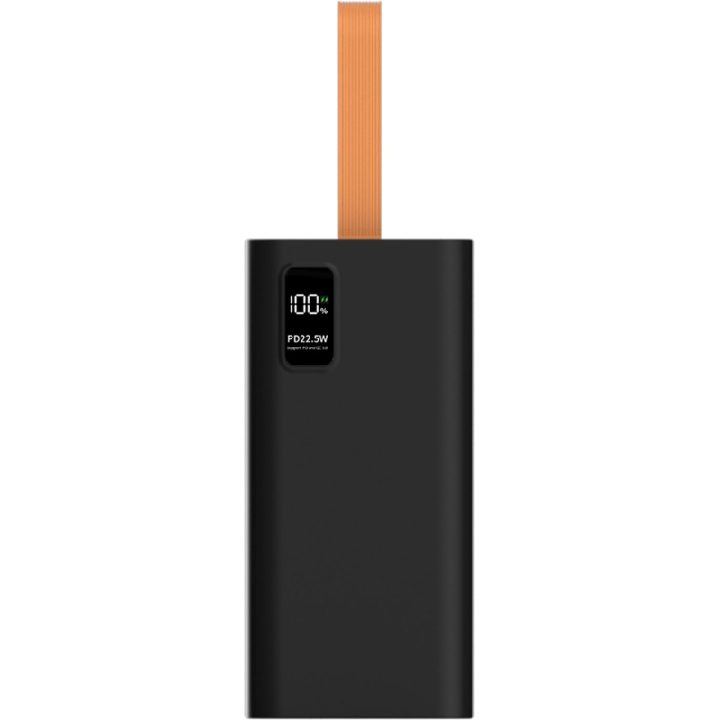 Внешний аккумулятор PERO PB10 60000 mAh, Li-Pol, output USB-C + 4USB-A, черный