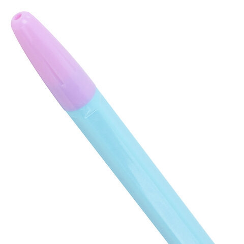 Ручки шариковые BRAUBERG «X-333 PASTEL MIX», НАБОР 8 ШТУК, СИНИЕ, узел 0.7 мм, линия письма 0.35 мм