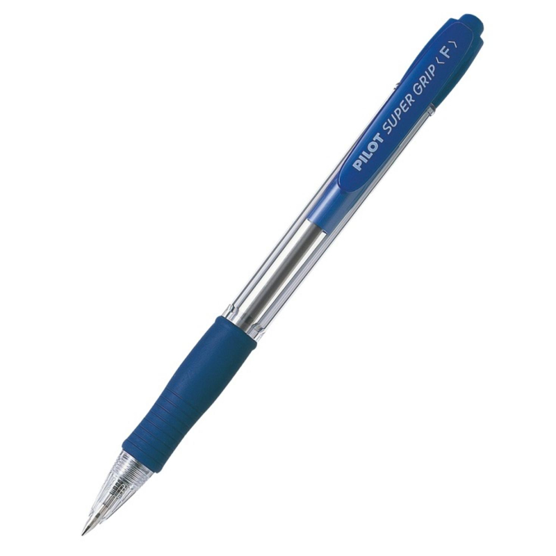Ручка шариковая PILOT BPGP-10R-F авт.резин.манжет.синяя 0,32мм