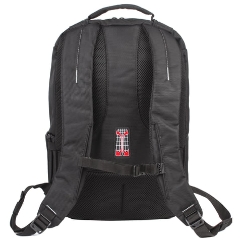 Рюкзак B-PACK «S-04» (БИ-ПАК) универсальный, с отделением для ноутбука, влагостойкий, черный, 45×29×16 см