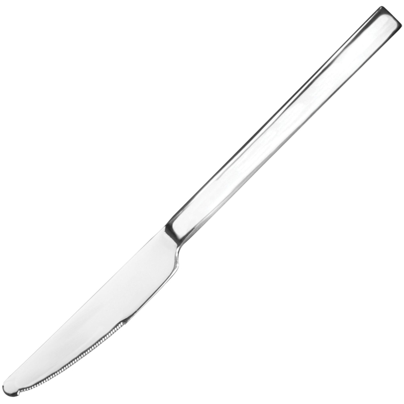 Нож столовый 'Профиль';сталь нерж. ;, L=231/100, B=5мм;металлич. 12шт/уп