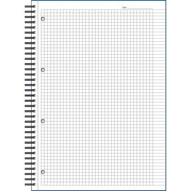 Бизнес-тетрадь LightBook А4 100 листов бордовая в клетку на спирали