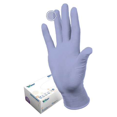 превью Мед. смотров. перчатки нитрил., нестер., н/о, Dermagrip Ultra LS (XL) 100 пар
