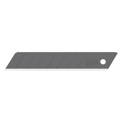 Лезвие OLFA EXCEL BLACK сегментир. 18 мм, 8 сегментов, 50 шт/уп (OL-LBB-50)