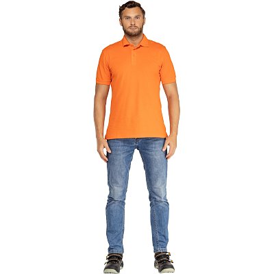 Рубашка Поло (190г. ) кор. рукав оранж. (XL)