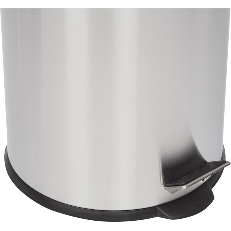 Ведро мусорное с педалью и доводчиком Luscan 30 л, матовое, нерж сталь