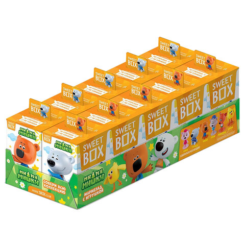 превью Жевательный мармелад с игрушкой Sweet Box (СВИТБОКС) «МИ-МИ-МИШКИ», 10 г