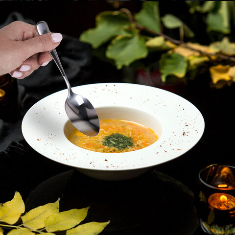 Ложки столовые 20 смSTANDARDКОМПЛЕКТ 6 шт. полированная нержавеющая стальсеребристыеDASWERK609077