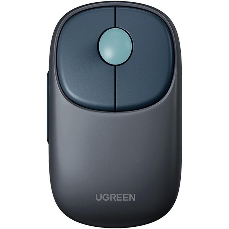 превью Мышь компьютерная UGREEN MU102 (90538)WLS, FUN+, 2.4 GHz&BT, глубокий синий