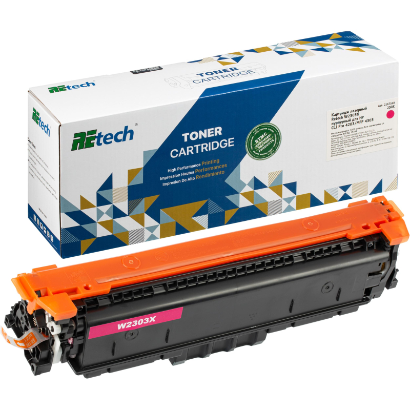 превью Картридж лазерный Retech W2303X пур. для HP CLJ Pro 4203/MFP 4303