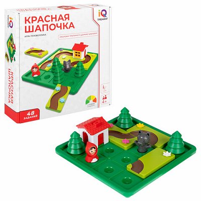 Настольная логическая игра IQ ТРЕНИНГ «Красная шапочка», 1TOY